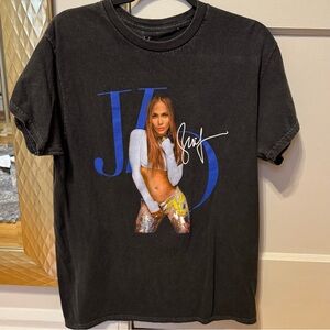 Vintage style oversized JLO graphic tee - size S/M